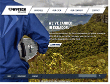 Tablet Screenshot of hy-techdrilling.com